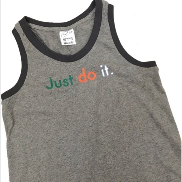 Nike Prep Graphic Tank Sz Med Grey - Picture 2 of 4